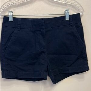 J. Crew Dark Blue Women's Bermuda Shorts